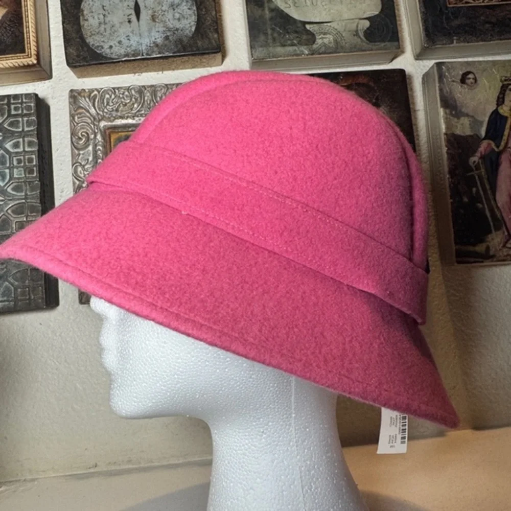 J.Crew Wool Felt Pink Cloche Hat – New‎ with Tags Size Small/medium